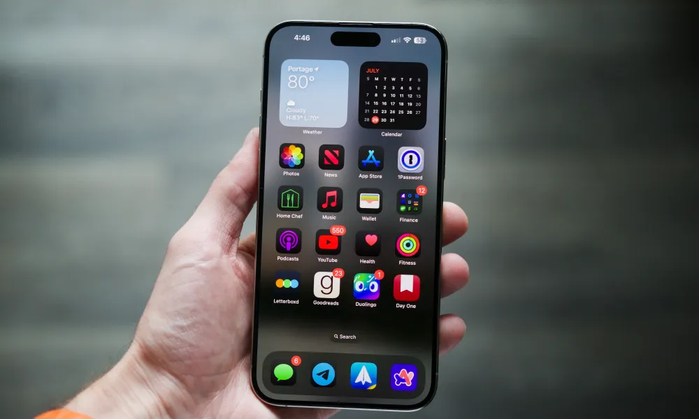 ios 18 iphone home screen