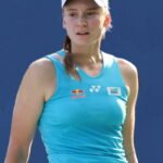 Elena Rybakina playing on the WTA Tour
